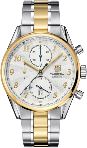 Tag Heuer Carrera Self winding Automatic White Mens Watch CAS2150-BD0731 