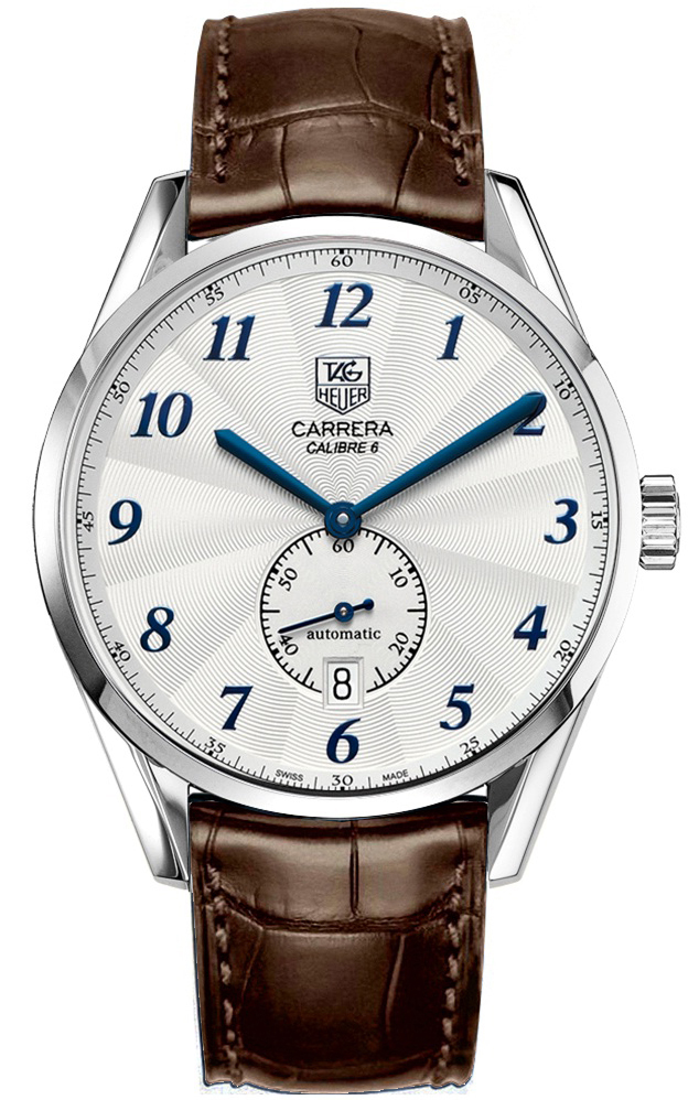 Tag Heuer Carrera Self winding Automatic Silver Mens Watch WAS2111-FC6181 