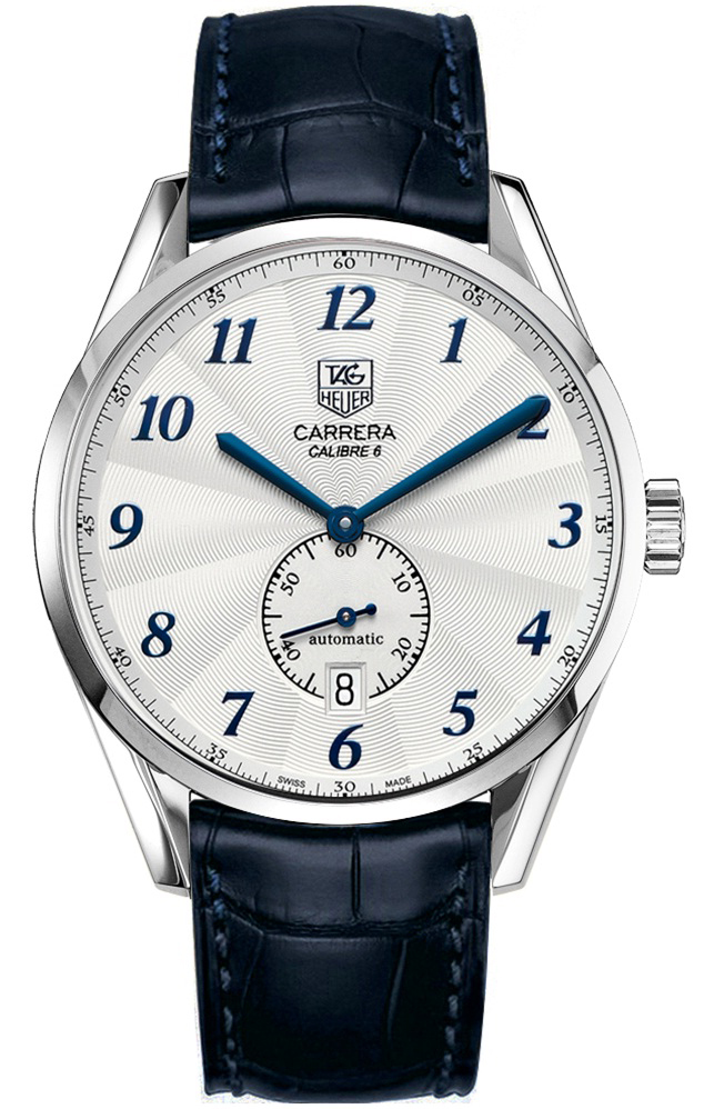Tag Heuer Carrera Self winding Automatic Silver Mens Watch WAS2111.FC6293 