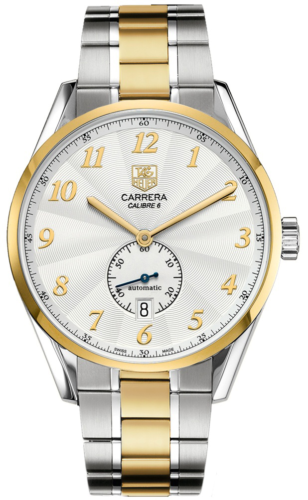 Tag Heuer Carrera Self winding Automatic Silver Mens Watch WAS2150.BD0733 