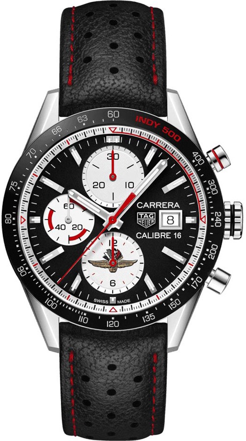 Tag Heuer Carrera Self winding Automatic Black Mens Watch CV201AS.FC6429 