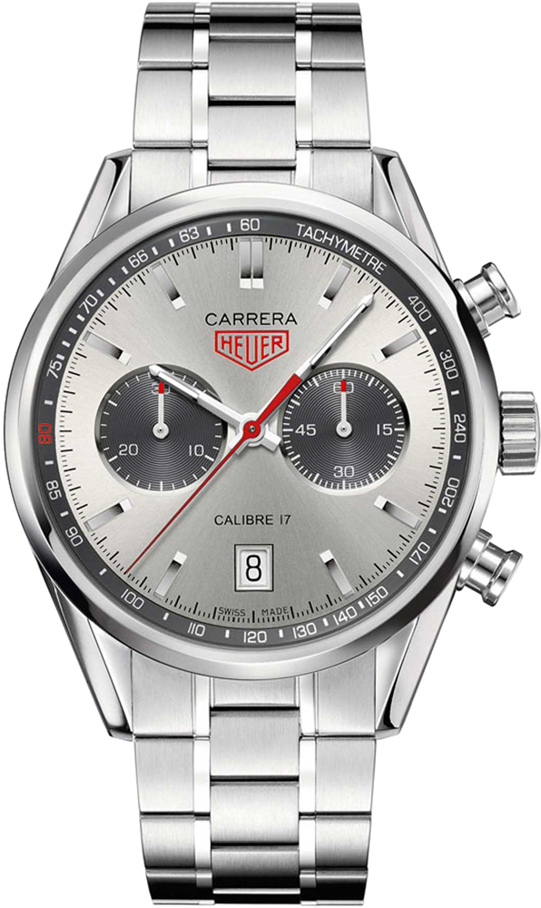 Tag Heuer Carrera Self winding Automatic Grey Mens Watch CV2119.BA0722 