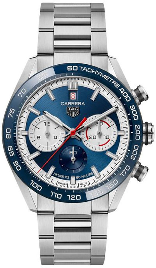 Tag Heuer Carrera Self winding Automatic Blue Mens Watch CBN2A1E.BA0643 