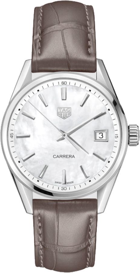 Tag Heuer Carrera Battery Operated Quartz White Ladies Watch WBK1311.FC8258 