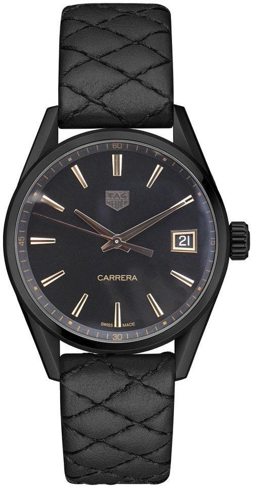 Tag Heuer Carrera Battery Operated Quartz Black Ladies Watch WBK1310.FC8257 