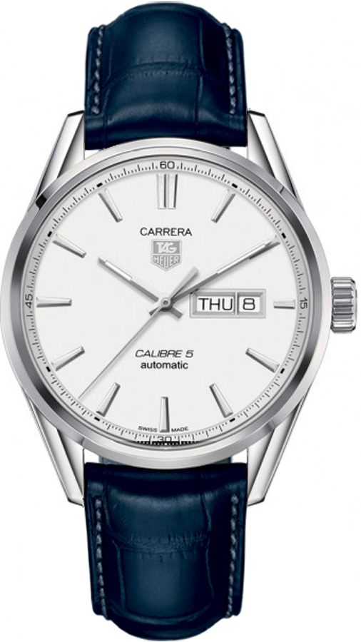 Tag Heuer Carrera Self winding Automatic Silver Mens Watch WAR201B-FC6292 