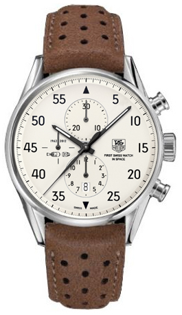 Tag Heuer Carrera Self winding Automatic Silver Mens Watch CAR2015-FC6321 