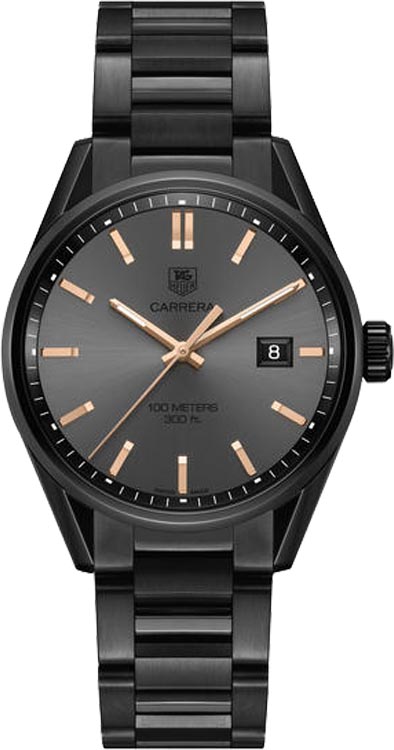 Tag Heuer Carrera Battery Operated Quartz Grey Watch WAR101A.BA0728 