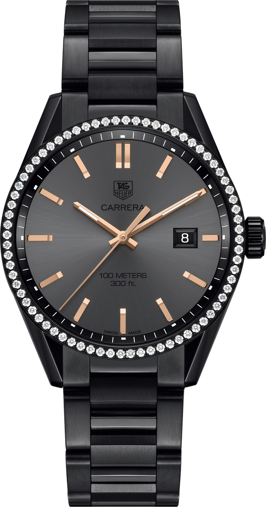 Tag Heuer Carrera Battery Operated Quartz Grey Watch WAR101B.BA0728 