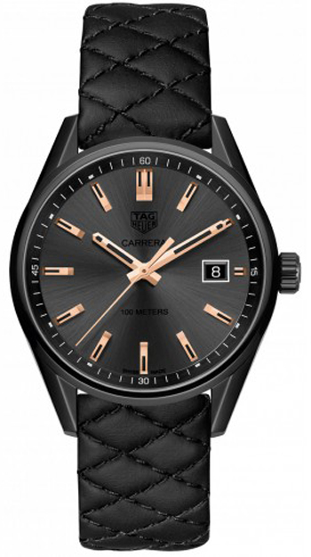 Tag Heuer Carrera Battery Operated Quartz Grey Watch WAR1113.FC6392 