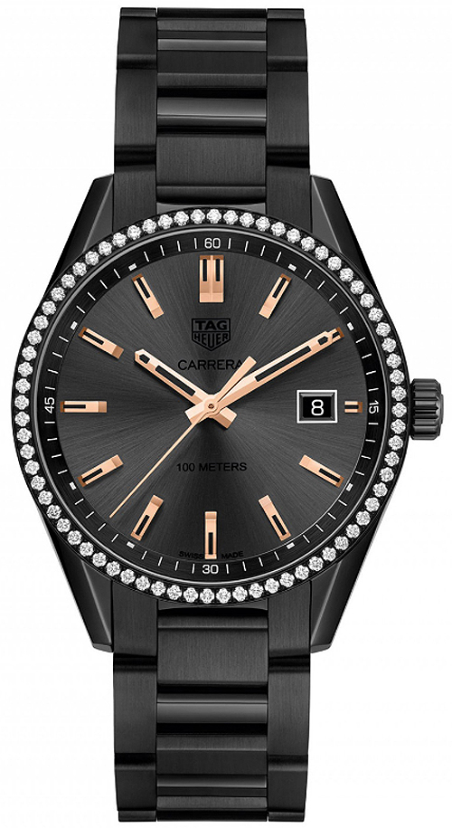 Tag Heuer Carrera Battery Operated Quartz Grey Watch WAR1115.BA0602 