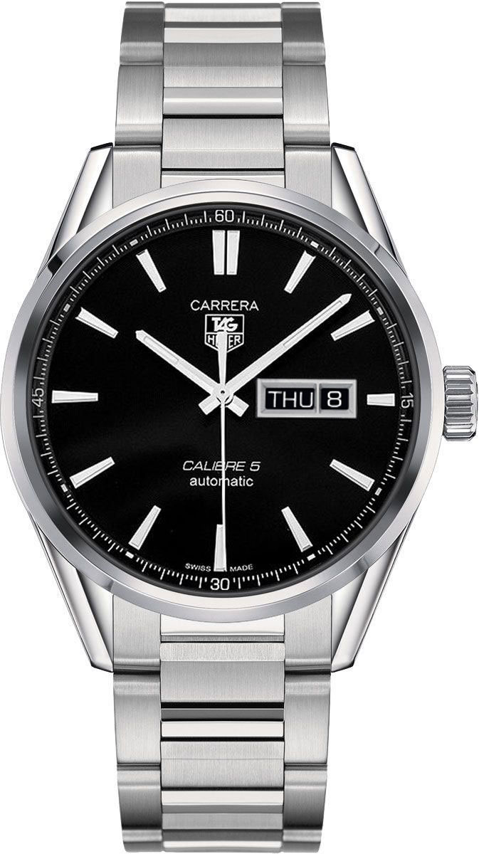 Tag Heuer Carrera Self winding Automatic Black Mens Watch WAR201A.BA0723 