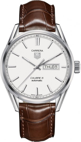 Tag Heuer Carrera Self winding Automatic Silver Mens Watch WAR201B.FC6291 