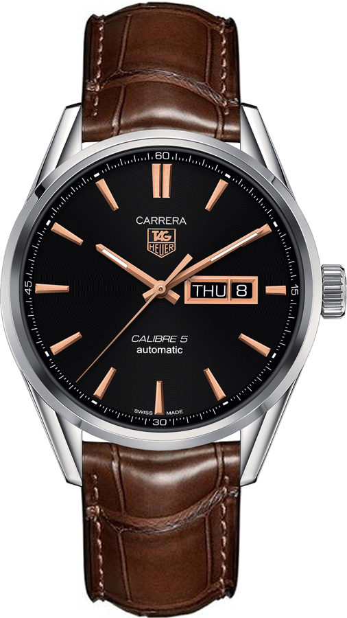 Tag Heuer Carrera Self winding Automatic Black Mens Watch WAR201C-FC6291 