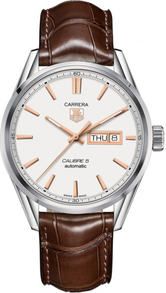 Tag Heuer Carrera Self winding Automatic Silver Mens Watch WAR201D.FC6291 