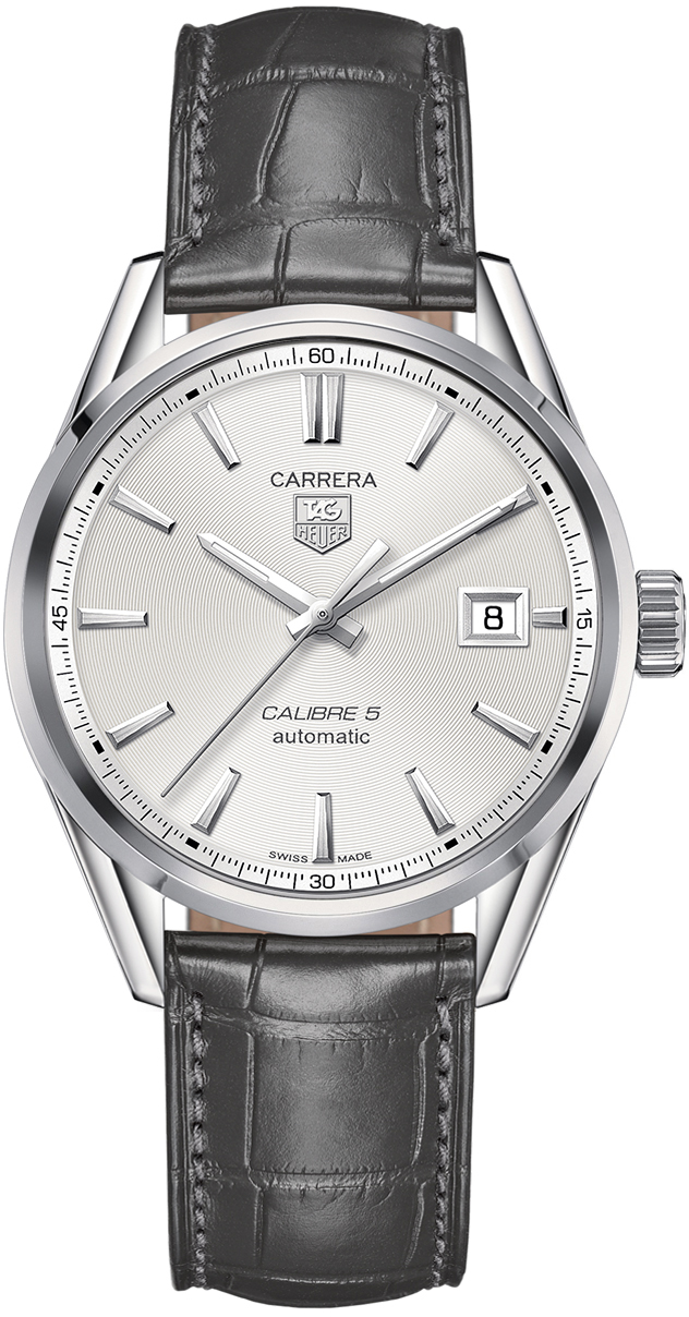 Tag Heuer Carrera Self winding Automatic Silver Mens Watch WAR211B-FC6336 