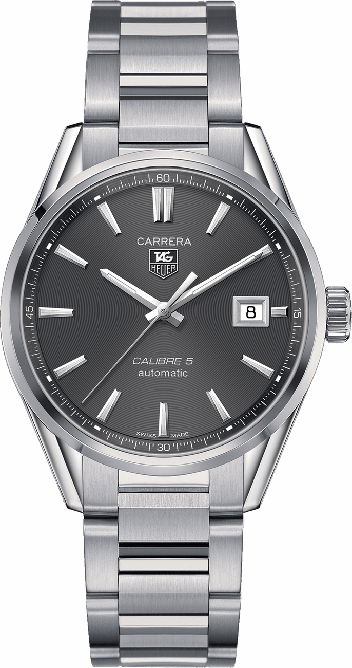 Tag Heuer Carrera Self winding Automatic Grey Mens Watch WAR211C.BA0782 