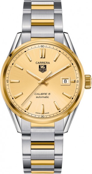Tag Heuer Carrera Self winding Automatic Champagne Mens Watch WAR215A.BD0783 