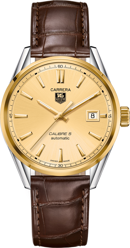 Tag Heuer Carrera 
Self winding Automatic Champagne Mens Watch WAR215A.FC6181 