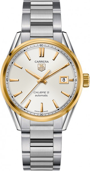 Tag Heuer Carrera Self winding Automatic Silver Mens Watch WAR215B-BA0782 