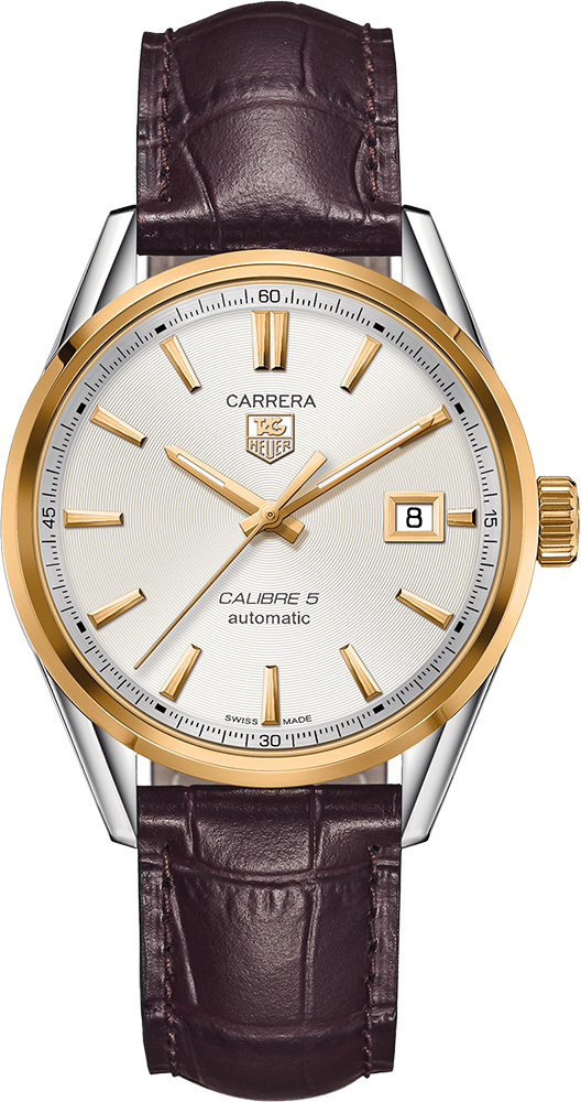 Tag Heuer Carrera Self winding Automatic Silver Mens Watch WAR215B.FC6181 