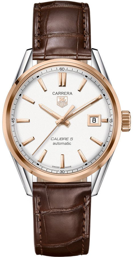 Tag Heuer Carrera Self winding Automatic Silver Mens Watch WAR215D.FC6181 