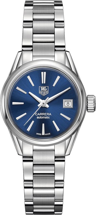 Tag Heuer Carrera Self winding Automatic Blue Ladies Watch WAR2419.BA0776 