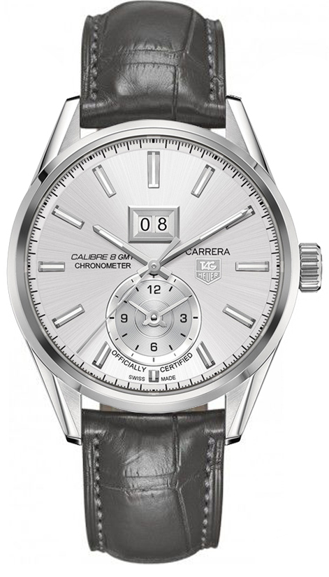 Tag Heuer Carrera Self winding Automatic Silver Mens Watch WAR5011-FC6326 