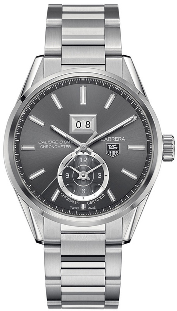 Tag Heuer Carrera Self winding Automatic Chronometer Grey Mens Watch WAR5012.BA0723 