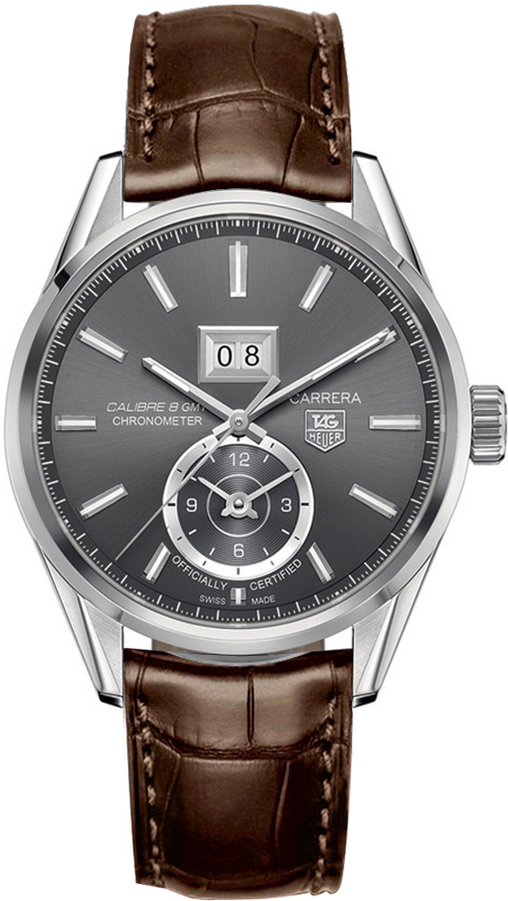 Tag Heuer Carrera Self winding Automatic Chronometer Grey Mens Watch WAR5012-FC6291 