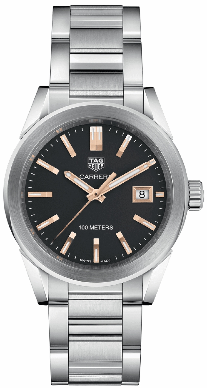 Tag Heuer Carrera Battery Operated Quartz Black Ladies Watch WBG1311.BA0758 