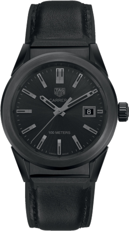 Tag Heuer Carrera Battery Operated Quartz Black Ladies Watch WBG1313.FT6117 