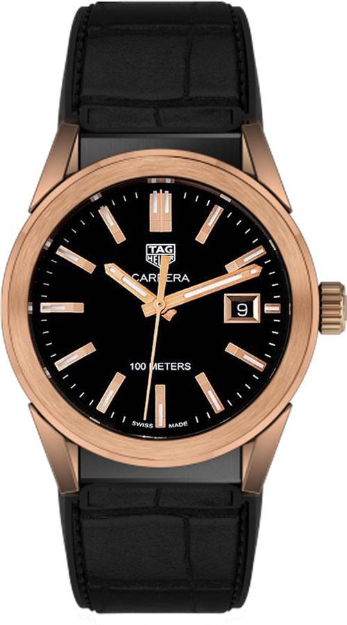 Tag Heuer Carrera Battery Operated Quartz Black Ladies Watch WBG1351.FC6418 