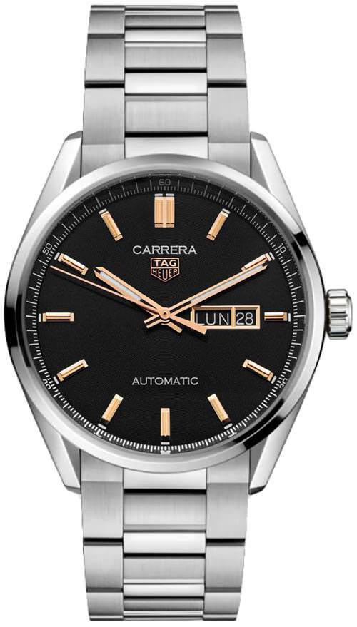 Tag Heuer Carrera Self winding Automatic Black Mens Watch WBN2013.BA0640 