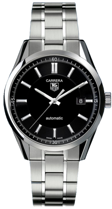 Tag Heuer Carrera Self winding Automatic Black Mens Watch WV211B.BA0787 