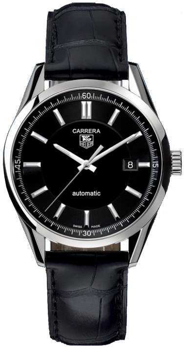Tag Heuer Carrera Self winding Automatic Black Mens Watch WV211B-FC6180 