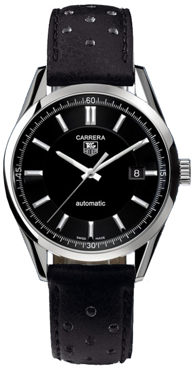 Tag Heuer Carrera 
Self winding Automatic Black Mens Watch WV211B-FC6182 