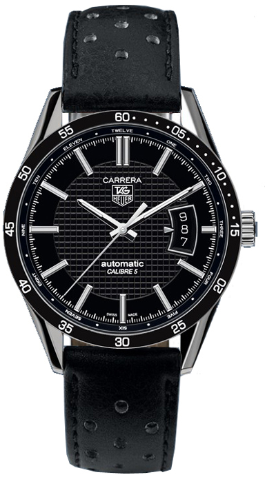 Tag Heuer Carrera Self winding Automatic Black Mens Watch WV211M-FC6182 