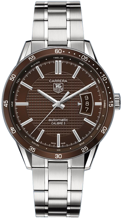 Tag Heuer Carrera Self winding Automatic Brown Mens Watch WV211N.BA0787 