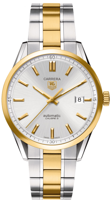 Tag Heuer Carrera Self winding Automatic Silver Mens Watch WV215D-BD0788 