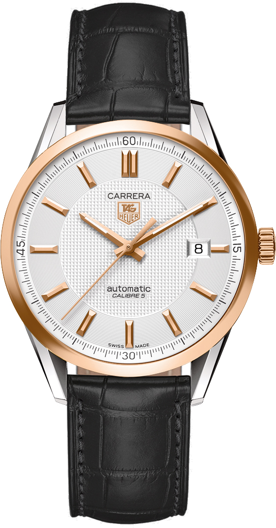 Tag Heuer Carrera Self winding Automatic Silver Mens Watch WV215E-FC6180 