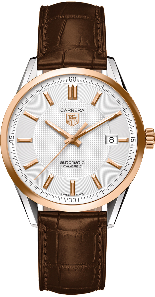 Tag Heuer Carrera Self winding Automatic Silver Mens Watch WV215E-FC6181 