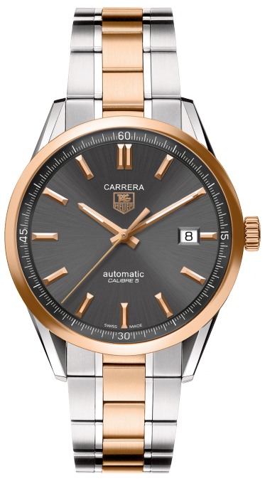 Tag Heuer Carrera Self winding Automatic Grey Mens Watch WV215F-BD0735 