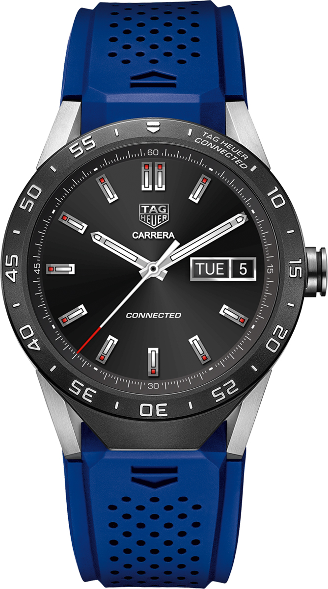 Tag Heuer Connected Watches Battery Operated Quartz Digital Mens Watch SAR8A80-FT6058 