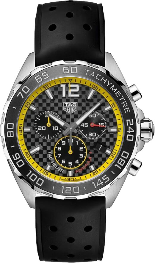 Tag Heuer Formula 1 Black Rubber Strap Men's Watch CAZ101AC.FT8024 