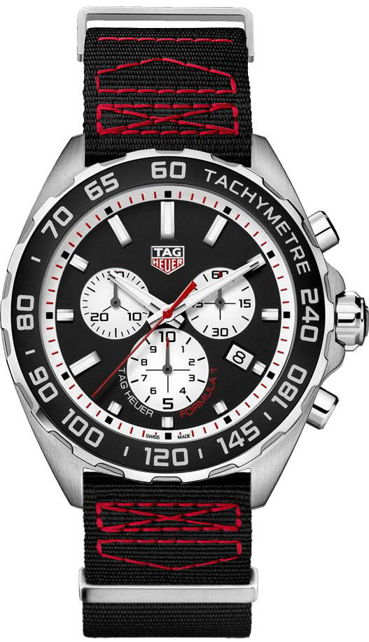 Tag Heuer Formula 1 Battery Operated Quartz Black Mens Watch CAZ101E.FC8228 