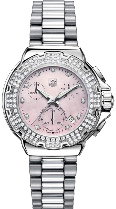 Tag Heuer Formula 1 Pink Dial Diamond Luxury Watch CAC1311.BA0852 