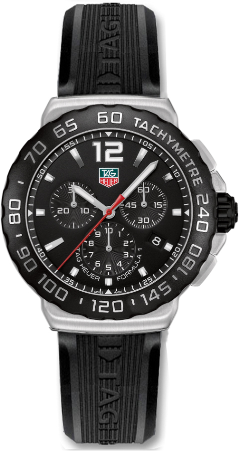 Tag Heuer Formula 1 Battery Operated Quartz Black Mens Watch CAU1110-FT6024 