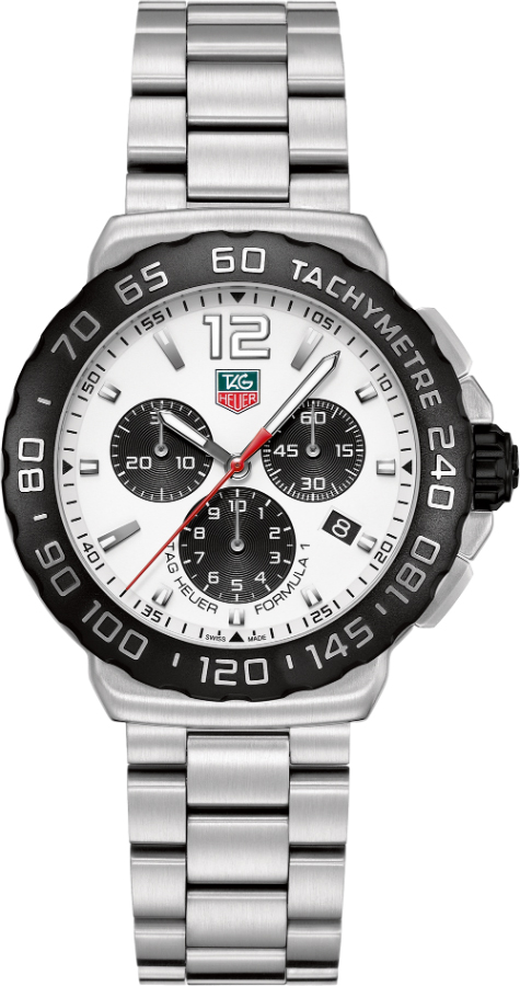 Tag Heuer Formula 1 Battery Operated Quartz White Watch CAU1111.BA0858 