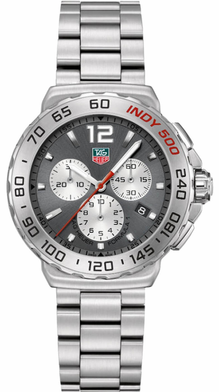 Tag Heuer Formula 1 Battery Operated Quartz Grey Mens Watch CAU1113.BA0858 